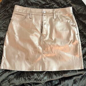 Metallic Gold Women's Skirt